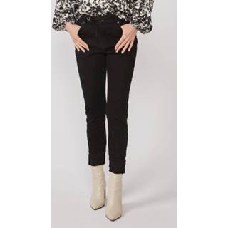 👉 Skinnyjeans zwart denim vrouwen print Summum 4s2212-5105 skinny jeans black reaction 8719224468405