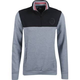 Sweater l male grijs mannen Twinlife heren met rits en zijzakken - 8720086178708