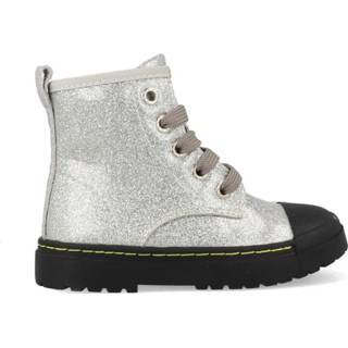 Zilver jongens male wit Shoesme Boots biker sw21w011-b 8720353300771