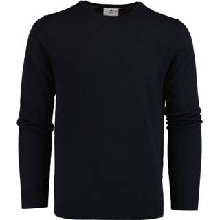 👉 Pullover blauw wol l truien male Bos Bright Blue Rick r-neck merino 21305ri12bo/290 navy 8720008691148 8720008691179