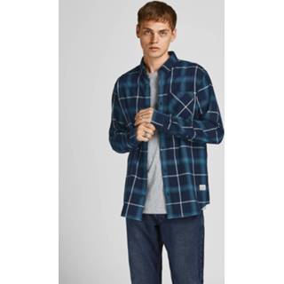 👉 Hemd katoen XS mannen blauw 'Grayson' 5715207311006