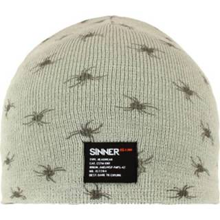 👉 Beanie wol One Size wintersport benodigdheden unisex grijs Sinner Spider 8715999102513
