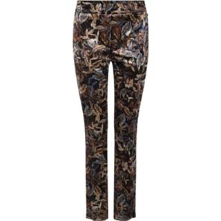 👉 Broek XXXL vrouwen bruin Tramontana Trousers print blues 8717754888281