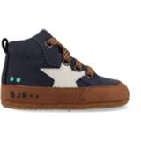 👉 Blauw leer jongens Bunnies Jr Zilke Zacht 221521-129 maat