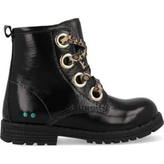 👉 Zwart leer meisjes Bunnies Jr Tosca Trots 221782-889 maat