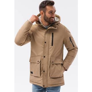 👉 Winterjas polyester l male beige mannen Ombre heren - c517-1 7435846267295