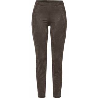 👉 Broek polyester broeken vrouwen bruin Rosner 2017001621101