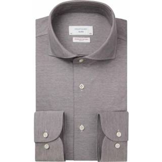 👉 Polyester overhemden male bruin Profuomo Ppsh3c1058/h 8719064990531