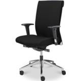 👉 Bureau stoel zwart aluminium active budgetstoel stof Bureaustoel Mark - 1458721202620