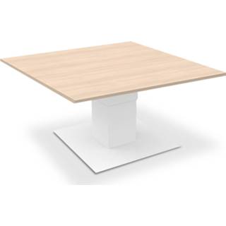 👉 Zit sta tafel melamine wit Zit-sta Bari - 120 x cm