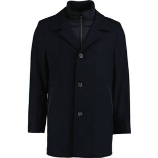 👉 Blauw wol jassen male Bos Bright Blue Geke coat plain 21301ge01bo/290 navy 8720008688346