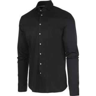 Overhemd zwart male Blue Industry James stretch tricot black -