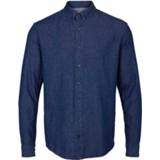 👉 Denim shirt blauw l male Kronstadt Ks3036 johan dark blue 5712638254247