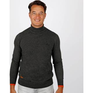 👉 Coltrui antraciet katoen golf truien male grijs Q1905 bennekom 8718383220978