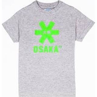 👉 Shirt grijs donkergroen textiel Jongens Meisjes T-shirt Deshi Tee Grey Melange Green Star 5420079514720