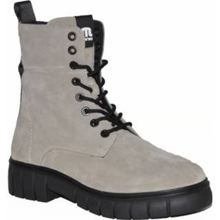 👉 Zwarte leer rubber damesschoenen vrouwen taupe Maruti Artikelnummer 66.1486.03 suède bikerboot tyler met accenten