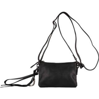 Zwart leather katoen One Size vrouwen Petrol Industries Como bag black