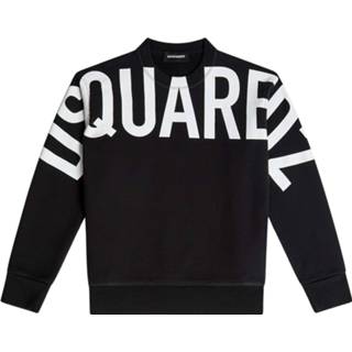 👉 Sweater zwart katoen truien male print Dsquared2 Block logo 8053284371733 8053284371726 8053284371740