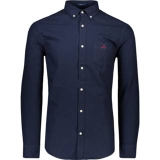 👉 Overhemd katoen l overhemden male blauw Gant lm casual 2000005278921 2000005278914 2000005278938