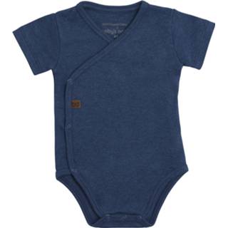 👉 Rompertje neutraal blauw baby's Only Melange Romper Jeans Mt. 50 8719497047895