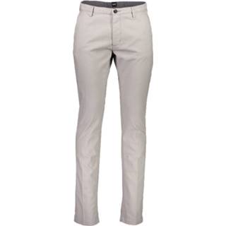 👉 Broek katoen broeken male grijs Hugo Boss chino 2000003542284