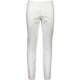 👉 Broek katoen broeken male wit Hugo Boss chino 2140061014115 2140061014047