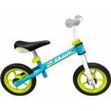👉 Loopfiets junior lichtblauw blauw groen staal Skids Control 10 Inch Lichtblauw/Lichtgroen 3496276770063