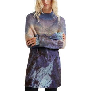 👉 M vrouwen blauw Maglione Montain 8445110214350