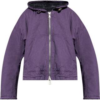 👉 L vrouwen paars Insulated hooded jacket