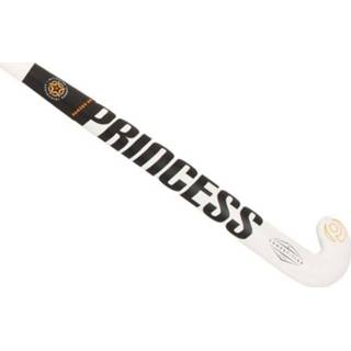 👉 Hockeystick zwart wit carbon voetbal benodigdheden unisex Princess competition 2 star midbow black white