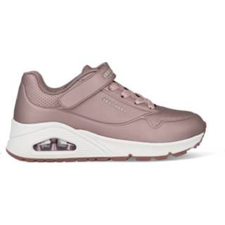 👉 Roze rose kunststof meisjes Skechers Uno 310504L/PEW maat