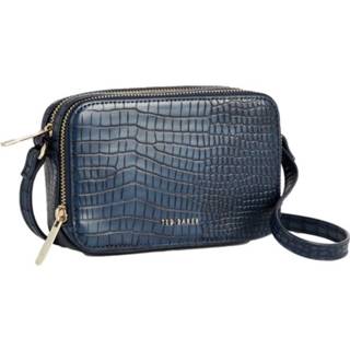 👉 One Size vrouwen blauw Ted Baker Stina double zip camera bag navy 5059489426127