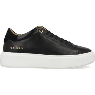 👉 Sneakers zwart leer vrouwen Ted Baker 246700 WFK-YINKA maat