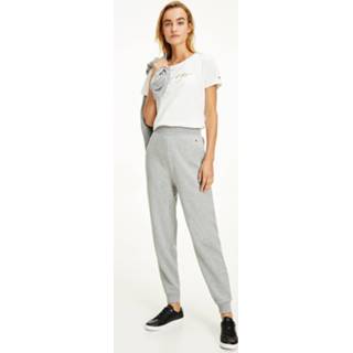 👉 Joggingbroek vrouwen print l grijs katoen Tommy Hilfiger 8720115078856