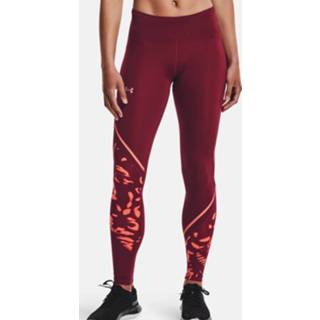 👉 L vrouwen rood Under Armour Ua fly fast 2.0 print tight 1361385-626 2013006227447