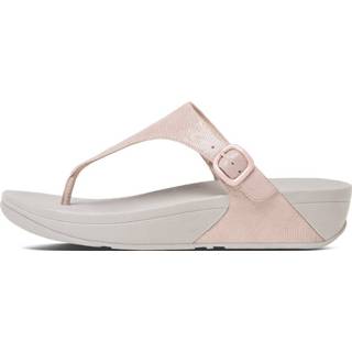 👉 Damesschoenen vrouwen roze FitFlop The skinny™ lizard print 190035274764