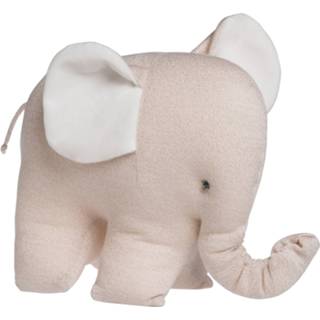 👉 Baby's Babys Only knuffelolifant Sparkle Goud-Ivoor mlee