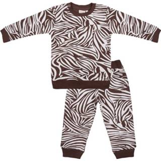 👉 Pyjama bruin Little Indians Waffle - Zebra 6-9m 8720365652530