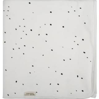 👉 Wit BEDSTEAD Blanket Dots - Cloud Dancer 110 x 140 cm 8719274081050
