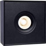 👉 Zwart Plafondverlichting opbouw 8W 420 lumen 60° stralingshoek 3000~2000KDim To warm 135x135x60mm 8714984940703