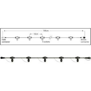 👉 Zwart Hoofdkabel 100cm PS230 Tronix 8714984903418
