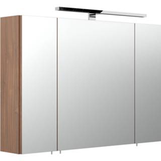 👉 Spiegel kast MDF walnoot Spiegelkast Rick 4004428188414