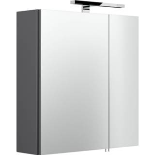 👉 Spiegel kast MDF s antraciet Spiegelkast Levi 4250524173650