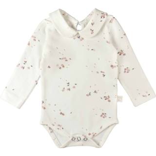 👉 Rompertje katoen meisjes basiscollectie e mouwen Cherry Blossom baby's Yumi Baby Romper Met Kraag Lange Mouw Mt. 68 8720618160751