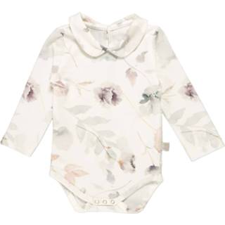 👉 Rompertje katoen meisjes basiscollectie e mouwen magnolia baby's Yumi Baby Romper Met Kraag Lange Mouw Mt. 68 8720618160843