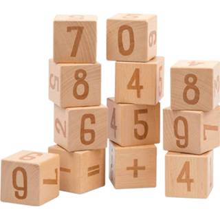 👉 Houten blok Sebra Blokken 12-Delig 5704680059130