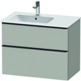 👉 Wastafel onderkast spaanplaat betongrijs Duravit D-Neo wastafelonderkast 81x62.5x46.2cm 1 lade Mat de436600707 4063382105653