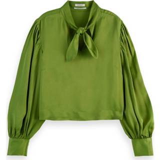 👉 Blous l vrouwen groen Scotch & Soda Blouses 135096 8719029551234