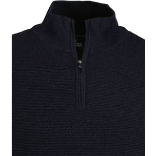 👉 Pullover male blauw truien l katoen Basefield Zip troyer 219016713/606 4065756041390 4065756041369