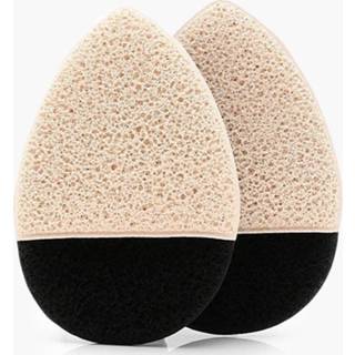 Scrub & Cleanse Sponzen (2 Stuks), Nude